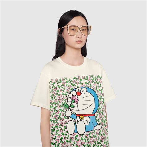 doraemon x gucci t-shirt price|cartoon characters wearing Gucci.